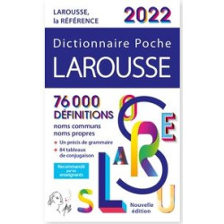 Dictionnaire LAROUSSE de Poche - 10.8 x 17.9 cm - Edition 2022 **NSFP