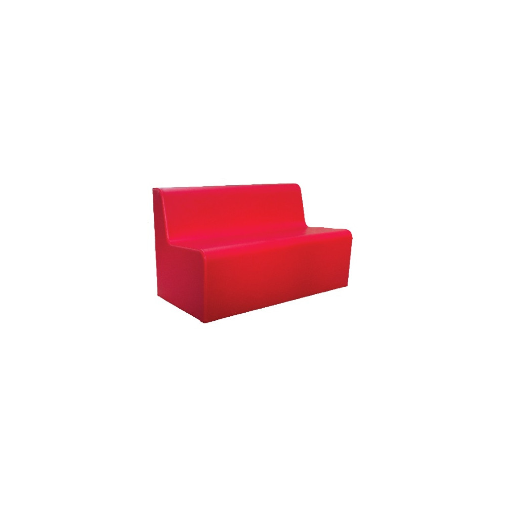 Canapé mousse 2 places adultes 115x66x70 cm H. 40 cm - 