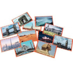 Image Photo avec Infos au verso et devinette - 9 x 14 cm  (Par 180)