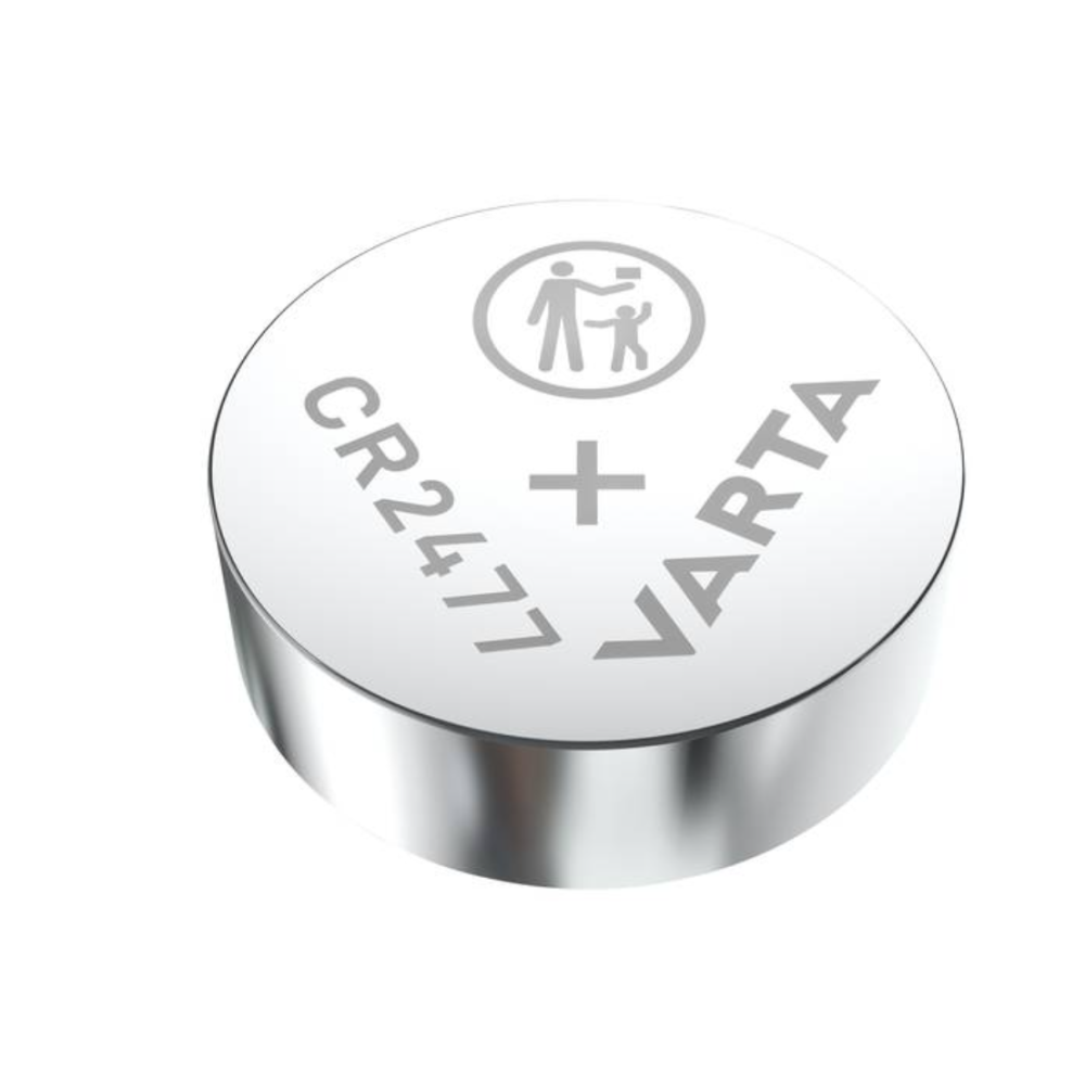 Pile CR2477 - lithium - Bouton argent