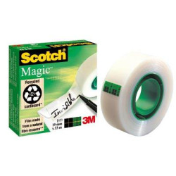 Adhesif Invis. & Perman. 19mm x 33m SCOTCH Magic 810 //