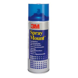 Colle en aerosol reposition. 3M Spray Mount -10m2  400 ml-ref:7043 **