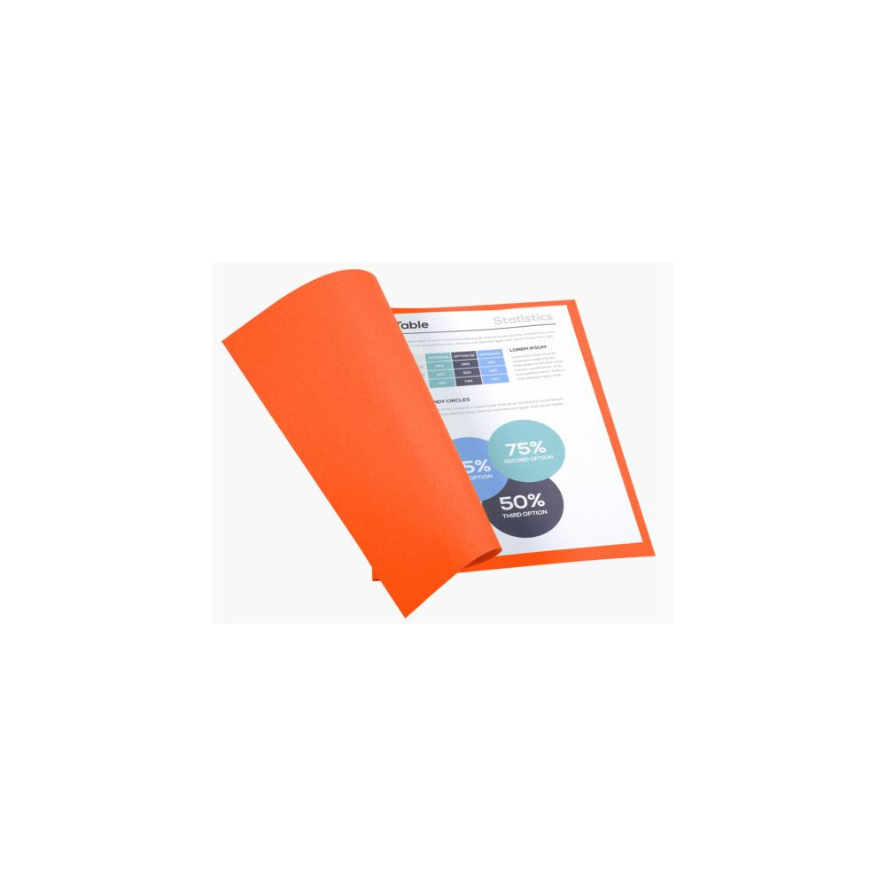 Chemise 24 x 32cm 170g EXACOMPTA par 100 ORANGE Pastel - Z