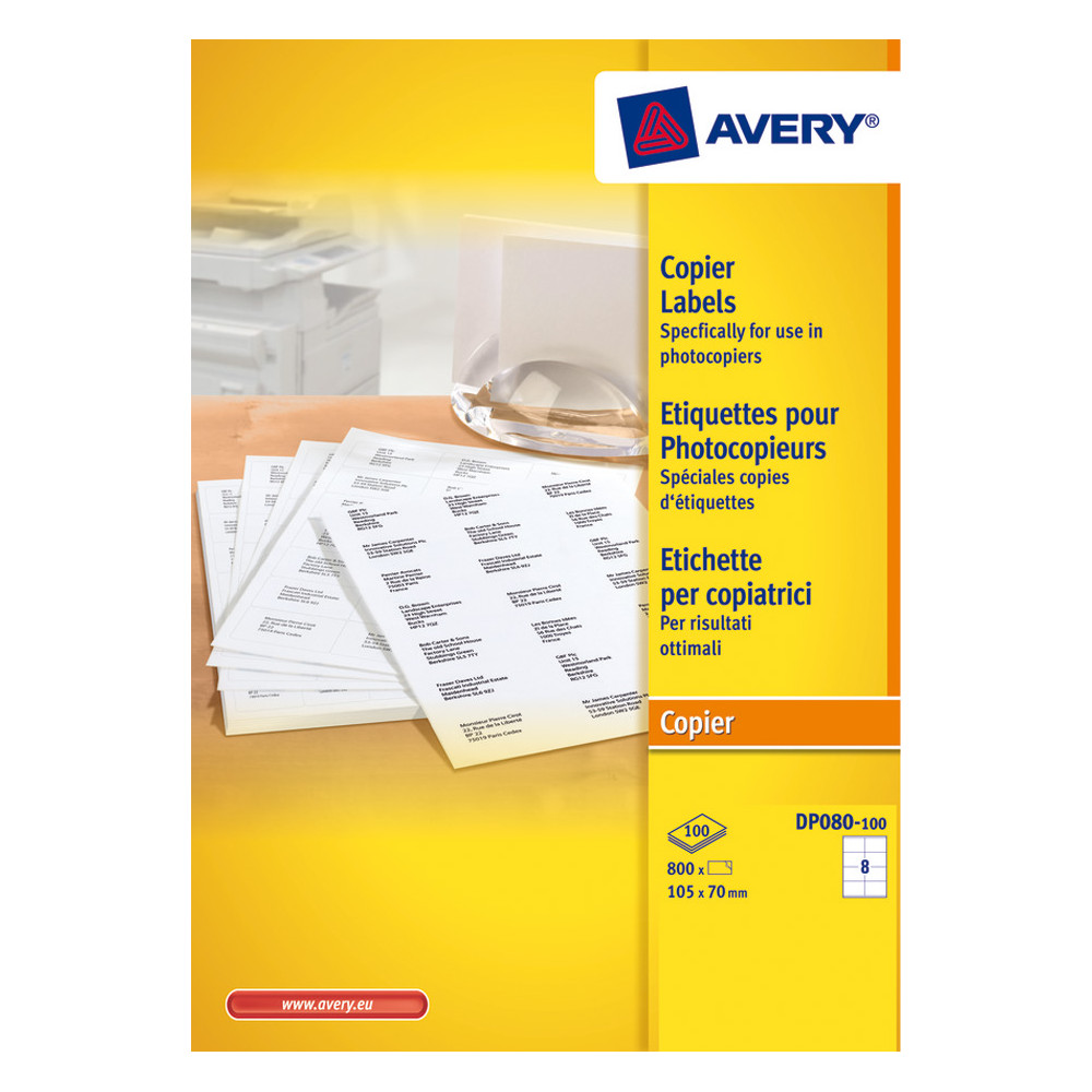 Etiquettes Multifonctions 105 x 70mm - 100 f. - A4 - 800 unité //