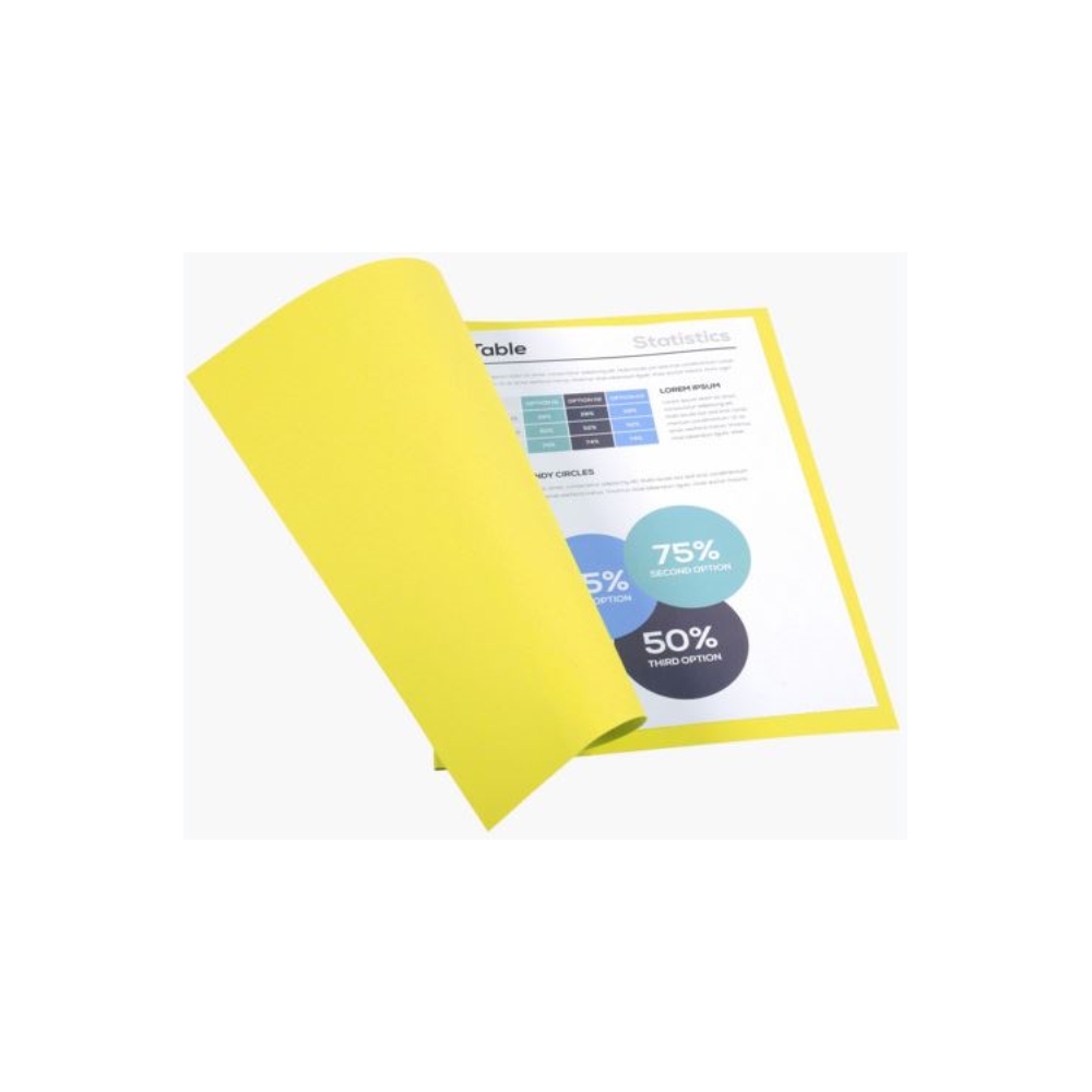 Chemise 24 x 32cm 170g par 100 JAUNE FOREVER - Z