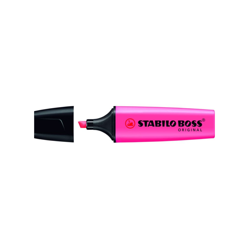 Surligneur STABILO BOSS - Trait 2 à 5mm - ROSE //
