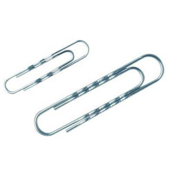 Trombones ondulées (Attache-lettres) de 77mm - Boîte de 100 