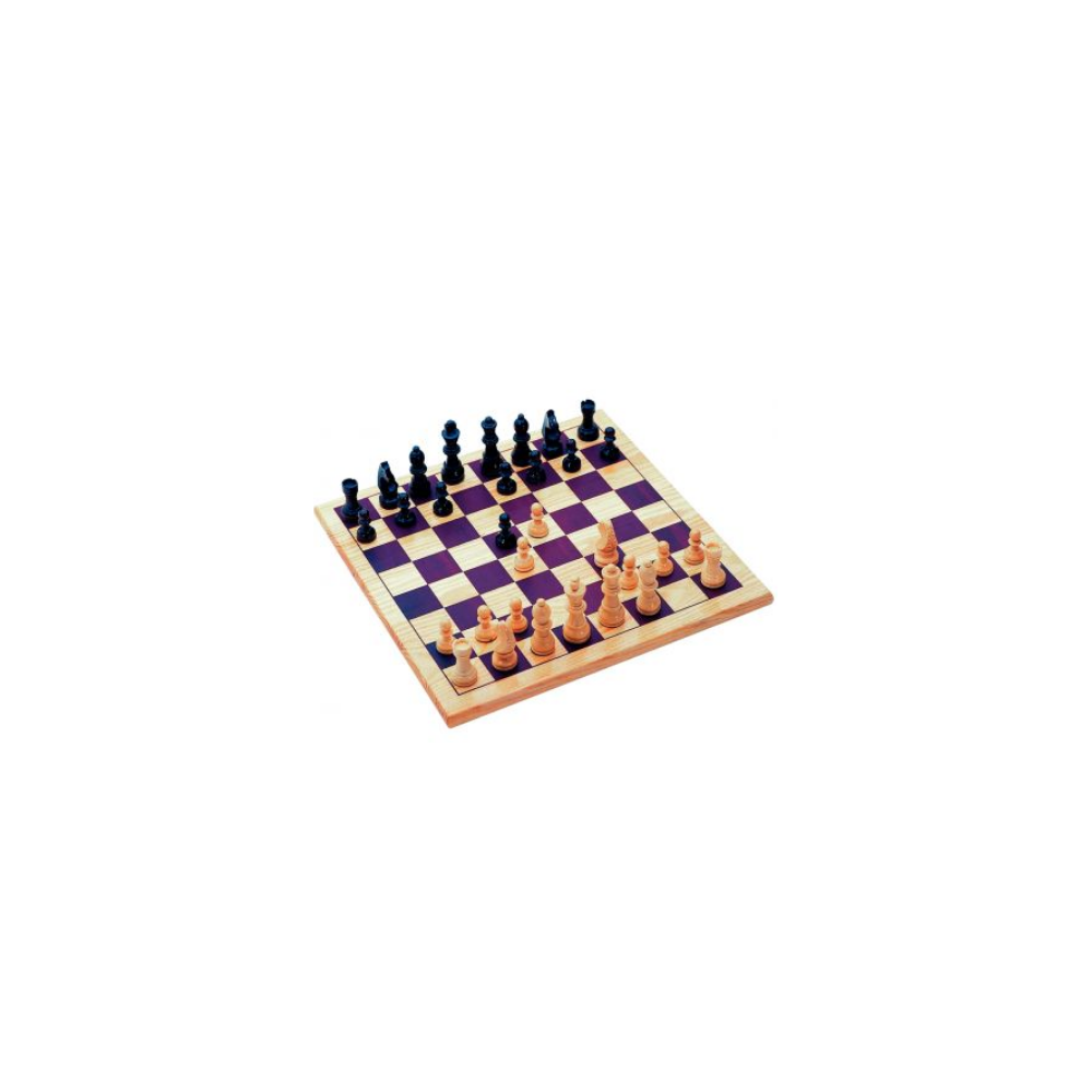 Jeu d échecs en bois massif - Plateau 29 x 29 cm