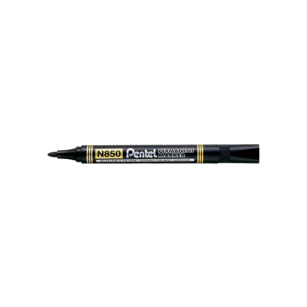 Marqueur perm. PENTEL N850 - Biseau. 1 à 4mm - NOIR //