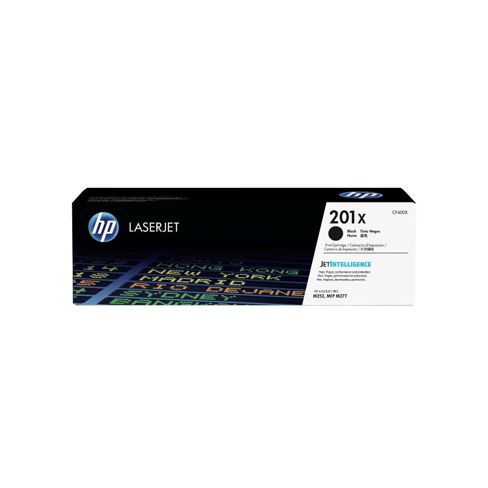 Toner HP - CF400X - N°201X - Noir - LaserJet Pro M252/277 ASIE **