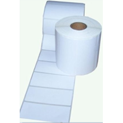 Rouleau étiq PP blanc brillant 89x40 adhésif permanent 1000 étiq **
