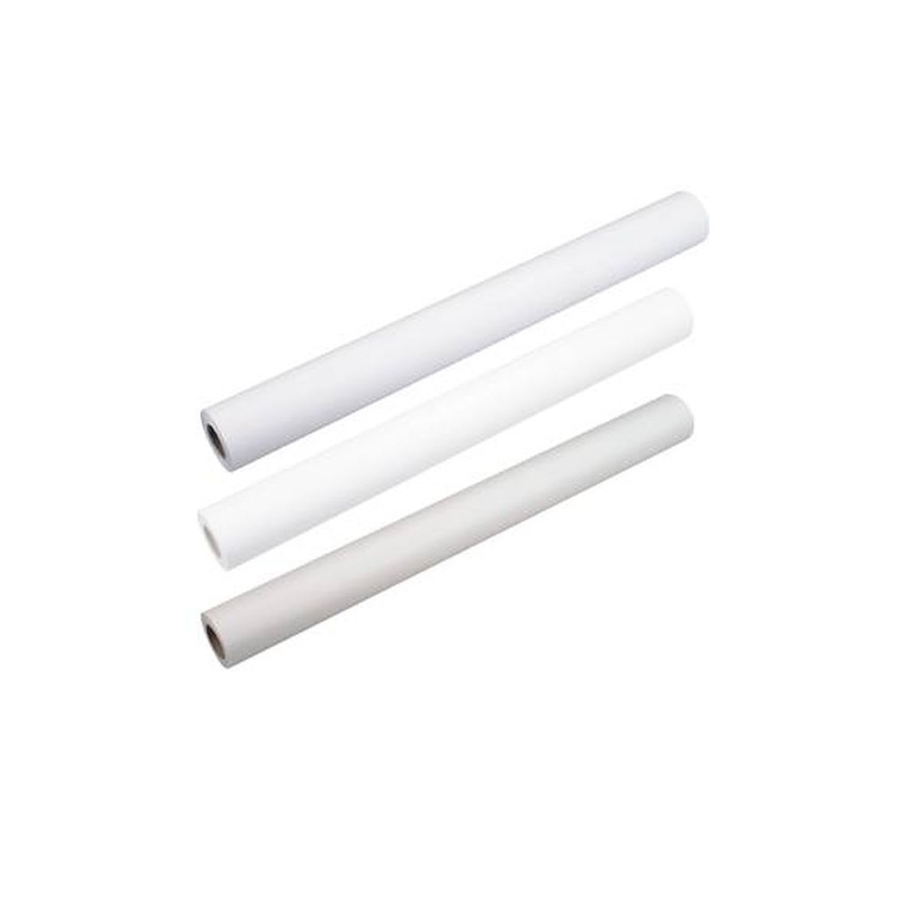 Roul. papier blanc Traceurs - 36" - 80gr - 91cmx50m - Mandrin 5cm //