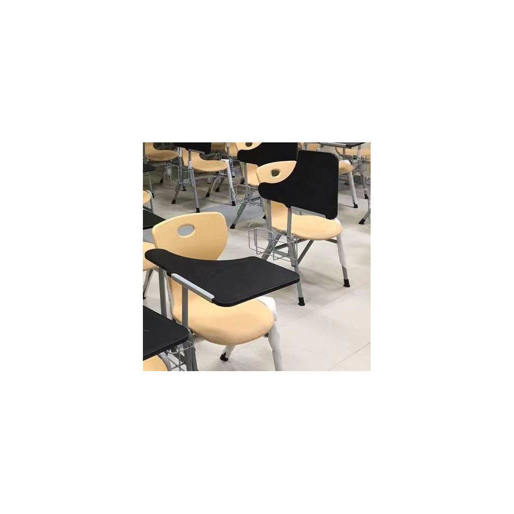 Chaise scolaire avec tablette rabattable + Bac fil latéral - Taille 6