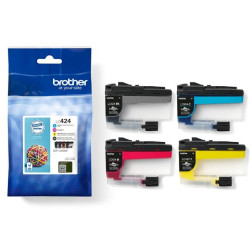 Cart BROTHER - LC424VAL - 4 couleurs pour DCP-J1200WE