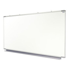 Tableau blanc 120 x 300 cm émaillé magnét - Projection - 1 élément NF