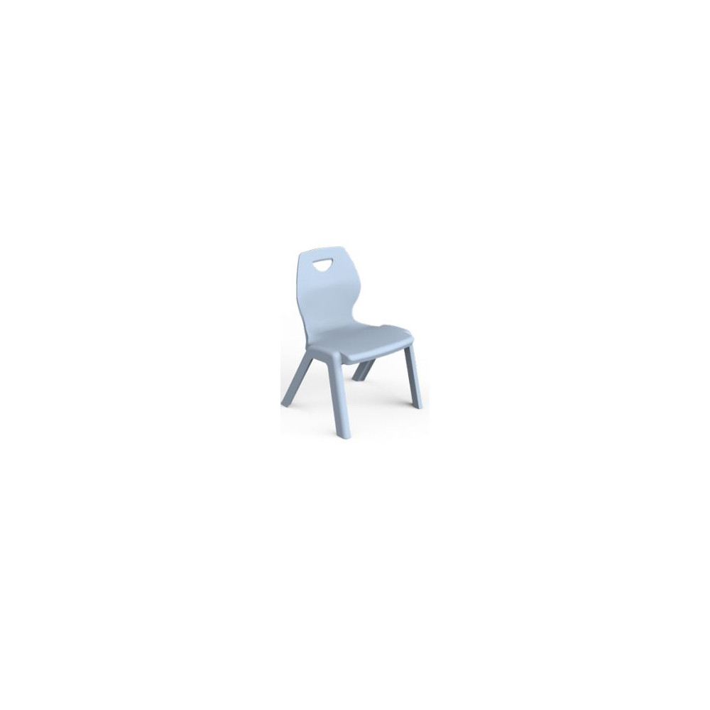 Chaise plastique - Assise H 35cm - T3 - BLEU CLAIR