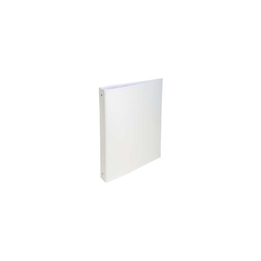 Classeur 4 anneaux A4 - PVC Rembordé :40mm BLANC  - EXACOMPTA