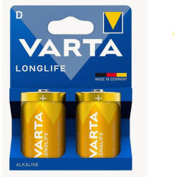 Pile LR20 VARTA Alcaline "Longlife" D (par 2) //