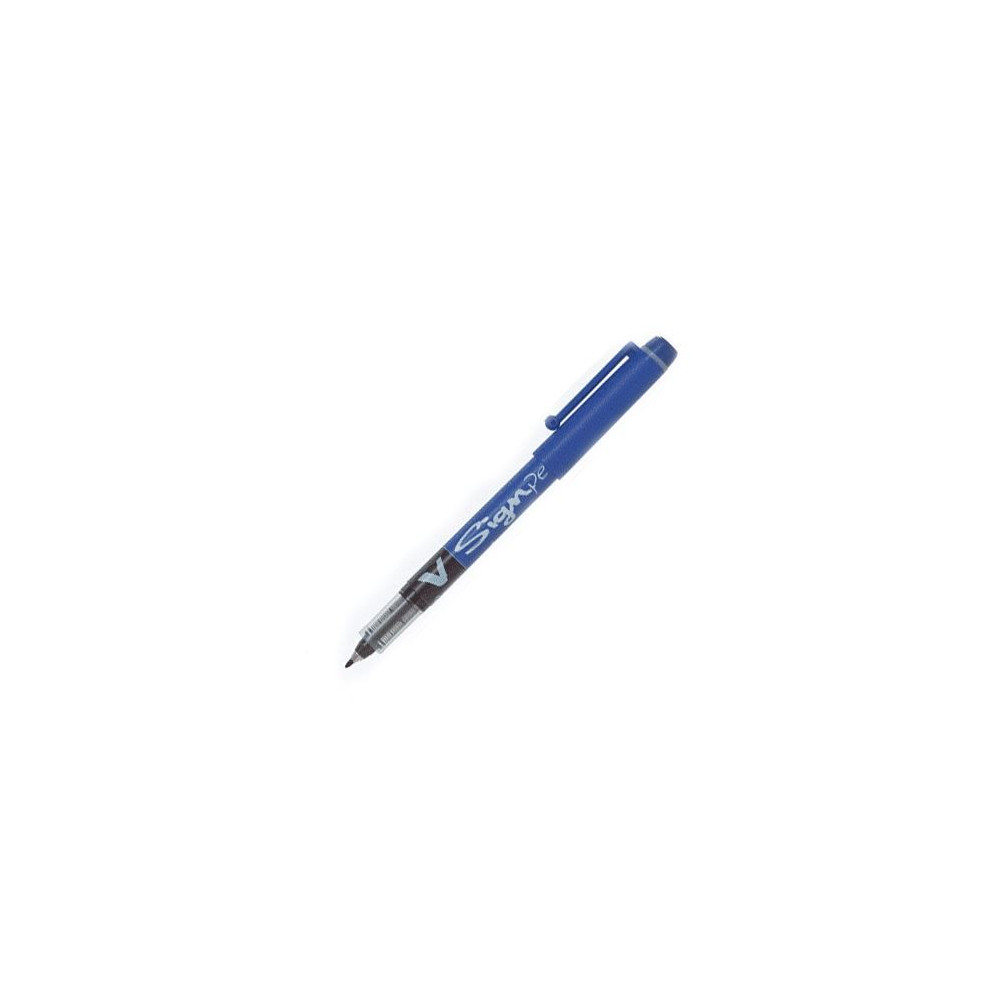 Feutre PILOT V-SIGN PEN - Trait 0.6mm - BLEU //
