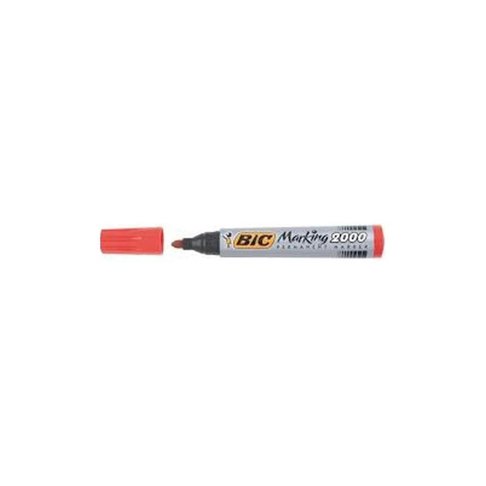 Marqueur perm. BIC MARKING 2000 - Ogive 1.7mm - ROUGE //