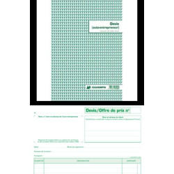 Manifold DEVIS - A4 - 50 Dupli - EXACOMPTA - Réf:13148E - Z
