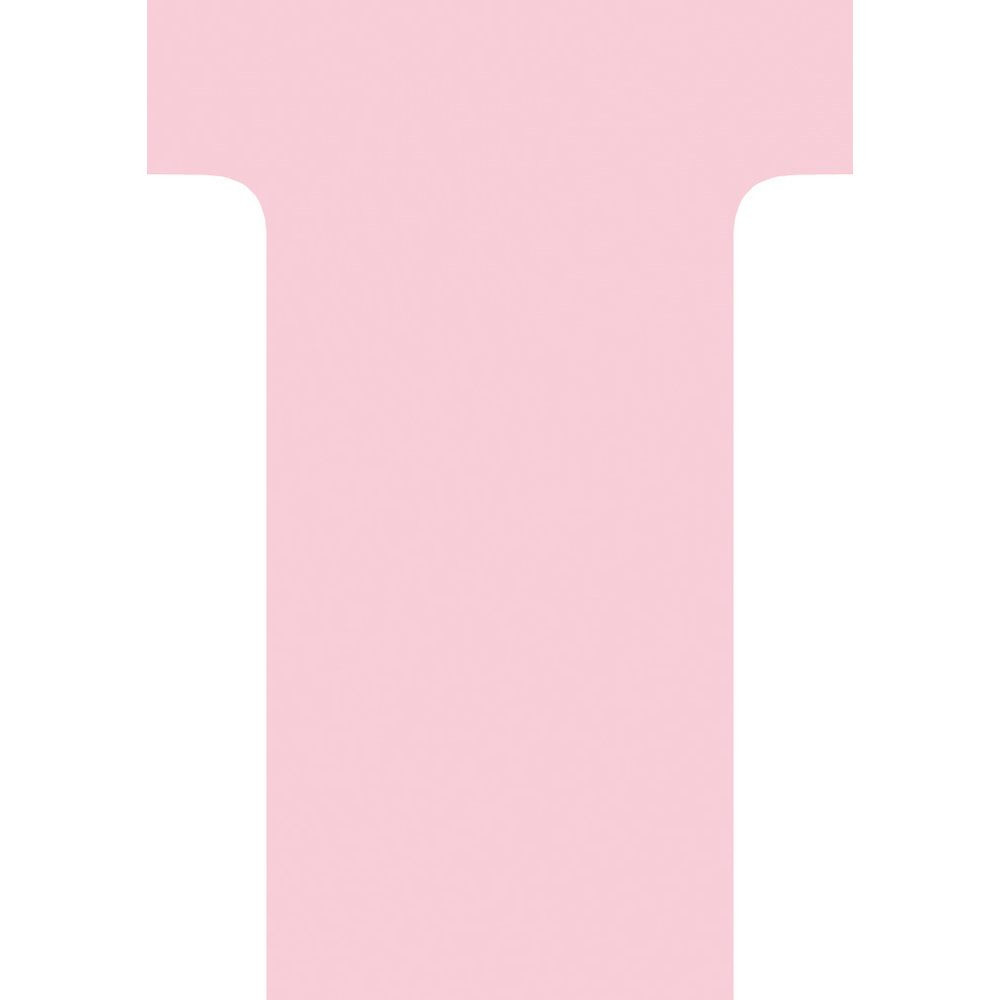 Fiche en T - Indice 2 - 170g - Par 100 - ROSE //