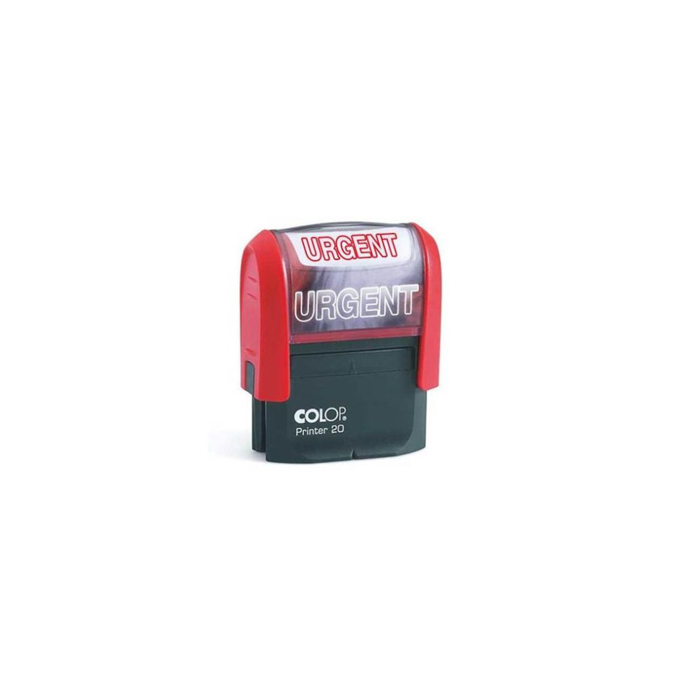 Timbre Formule URGENT COLOP Printer 20 (14 x 38mm) - ROUGE //