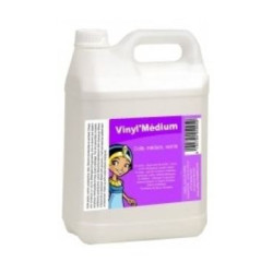 Colle 3 en 1 CLEOPATRE Colle Vinyl / Vernis / Plastifiant 5 litres //