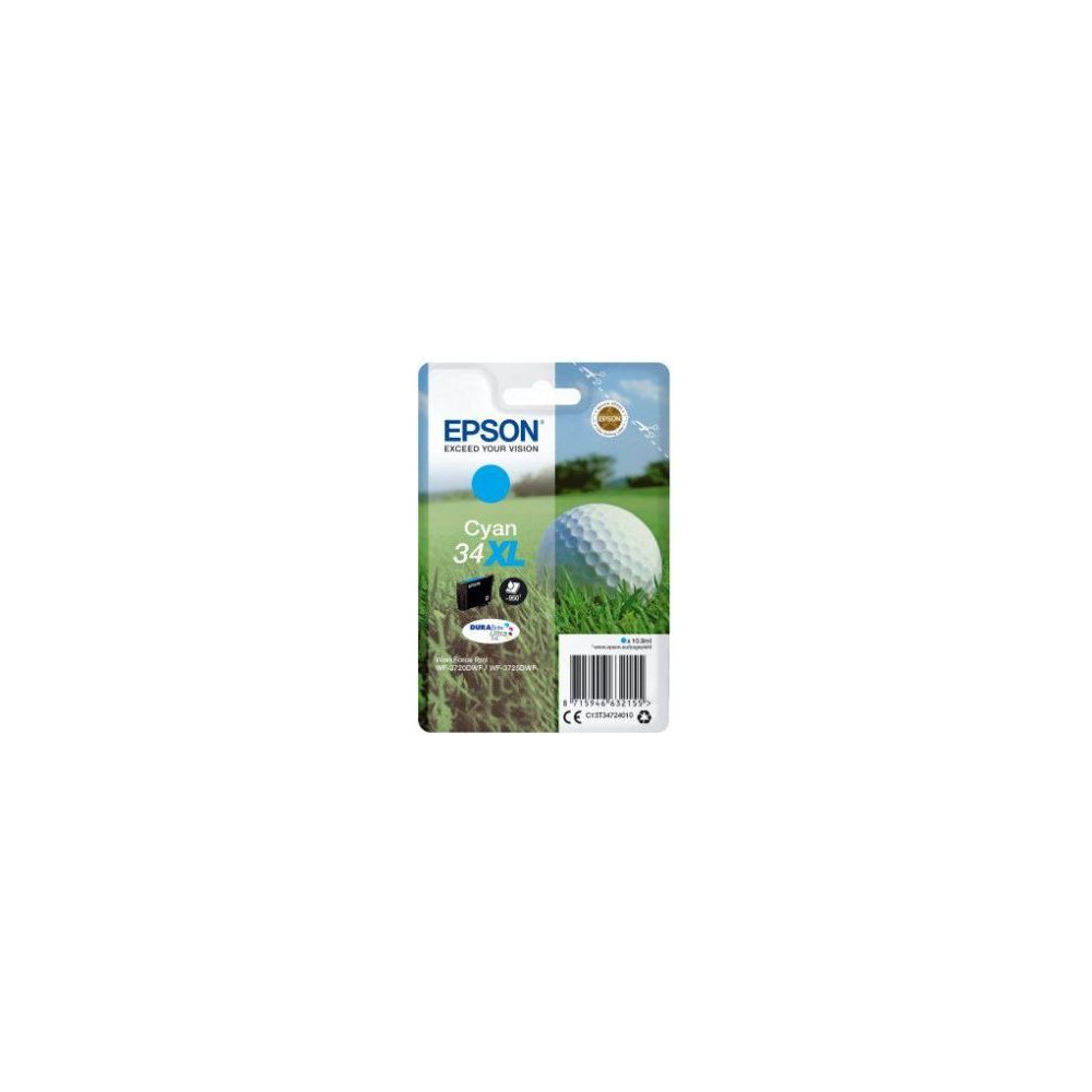 Cart EPSON - N°34XL - Golf - Cyan - WF-3720/3725 - Z