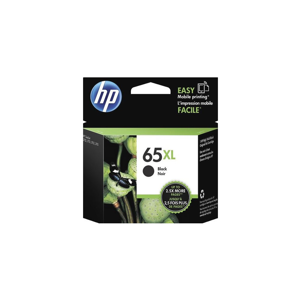 Cart HP N°65XL Noir - N9K04AA - Deskjet 3720 (Australie) **