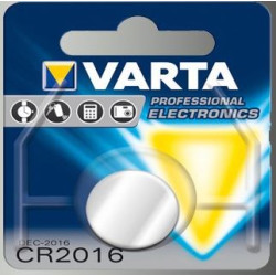 Pile CR2016 - Lithium - Bouton argent //