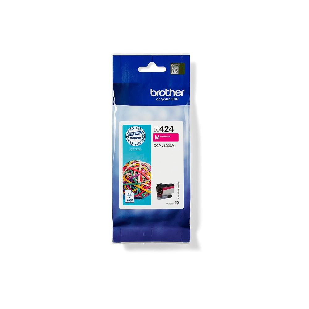 Cart BROTHER - LC424M - magenta pour DCP-J1200WE