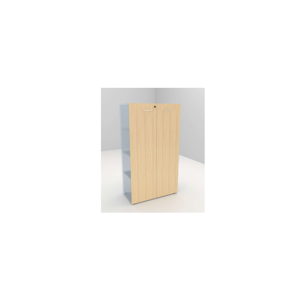 2 portes basses en bois avec serrure Chêne fil  pour V08007-RS