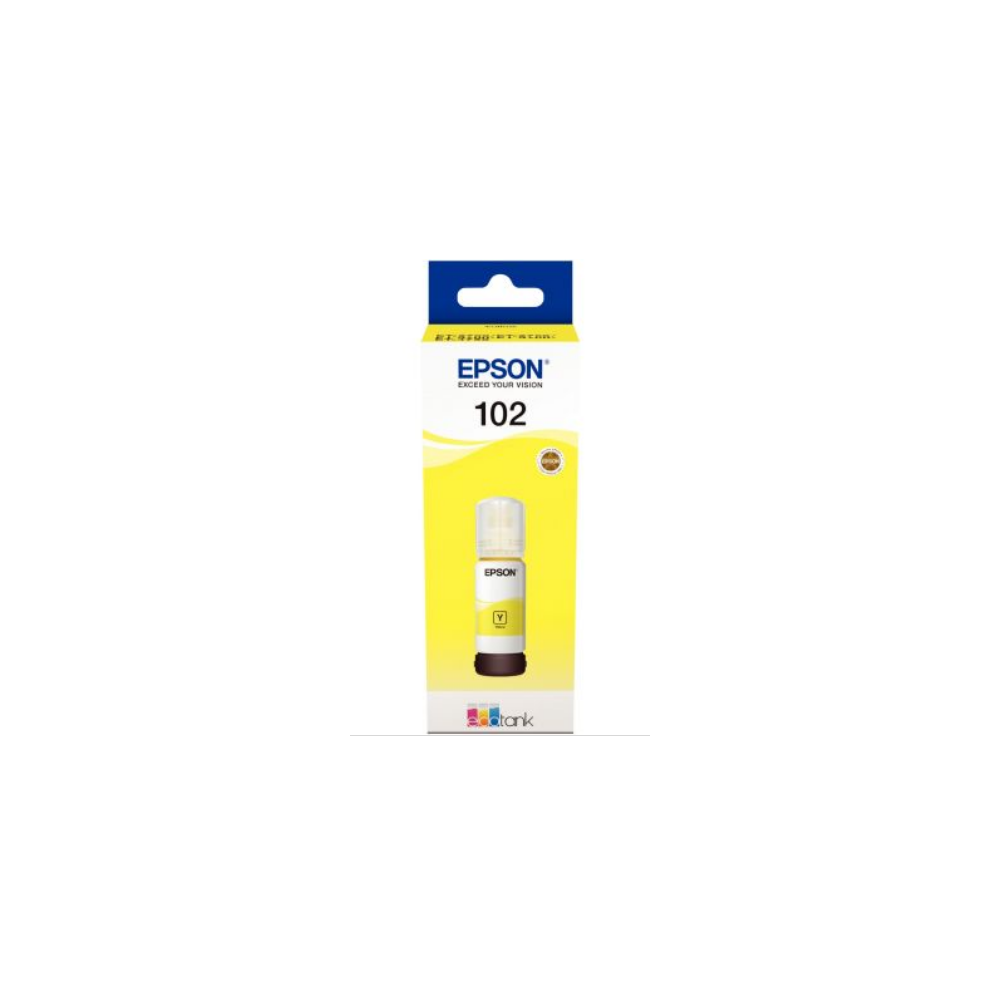 Bouteille EPSON - N°102 - Jaune 70ml - 6 000pages //