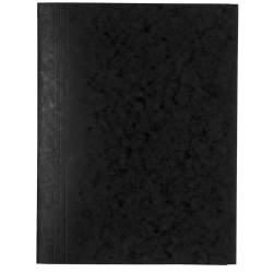 Chemise Elastiques 3 rabats A4 Carton - EXACOMPTA - NOIRE - Z