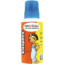 Colle blanche vinylique en flacon CLEOPATRE Vinyl'Ecole - 55 gr //
