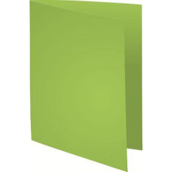 Chemise 24x32cm - ROCKS 210g -VERT POMME VIF - EXACOMPTA - Par 100 //