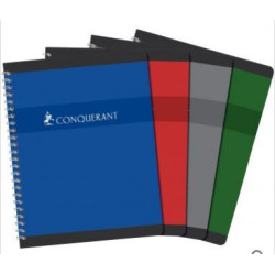 Cahier 17x22cm 5 x 5 100 p Spirale 70g //