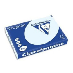 Rame A3 -  80g - Bleu Pastel - CLAIREFONTAINE (500f) 