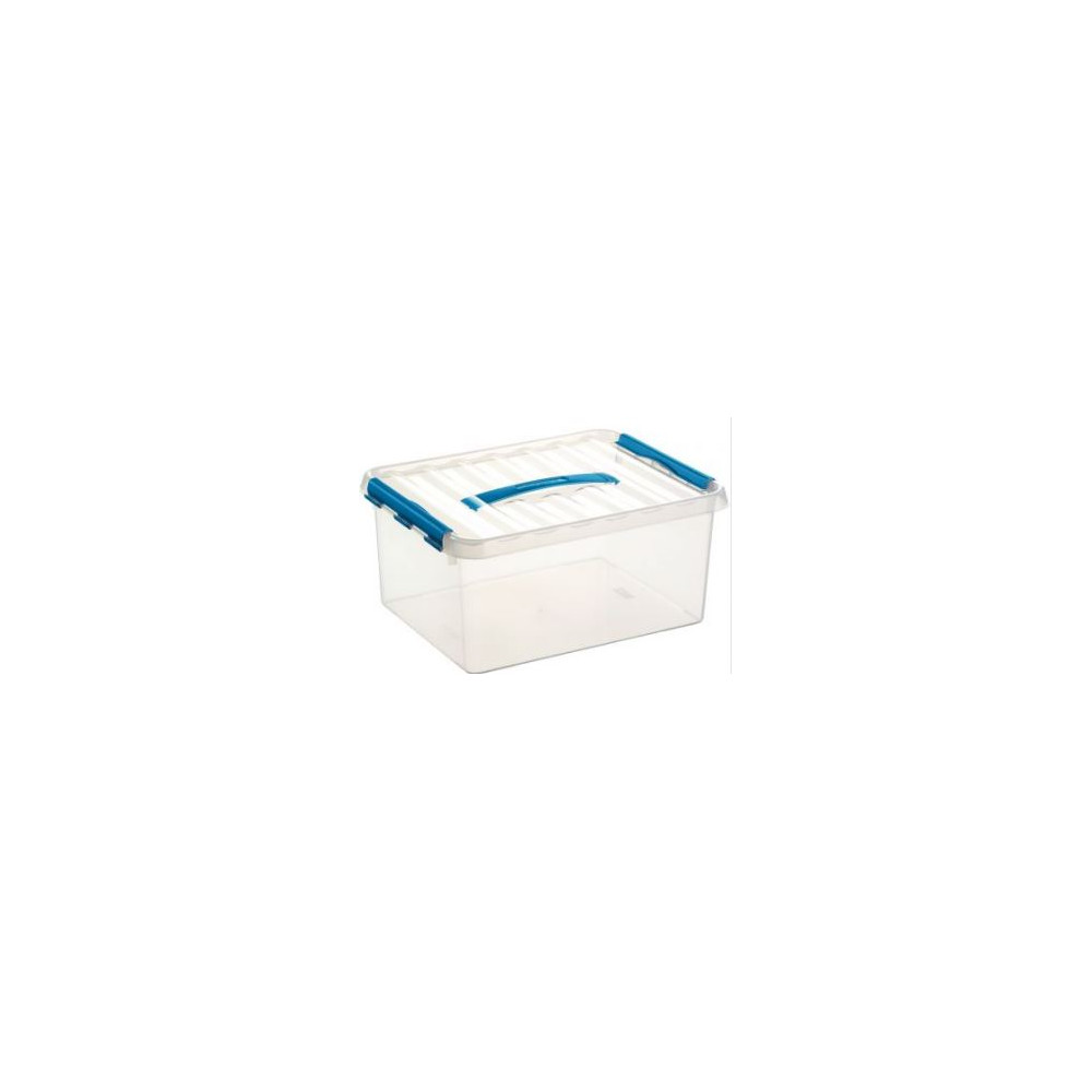 Bac de rangement + couvercle L.40 x l.30 x H.18cm Transparent  15L