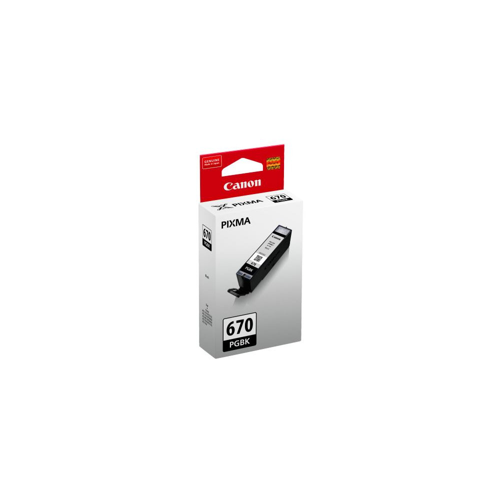 Cart CANON PGI670BK Noir - MG5760/5765/6860/7760 //