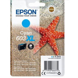 Cart EPSON - 603XL - Etoile de Mer - Cyan - 4 ml (350 p) - Z