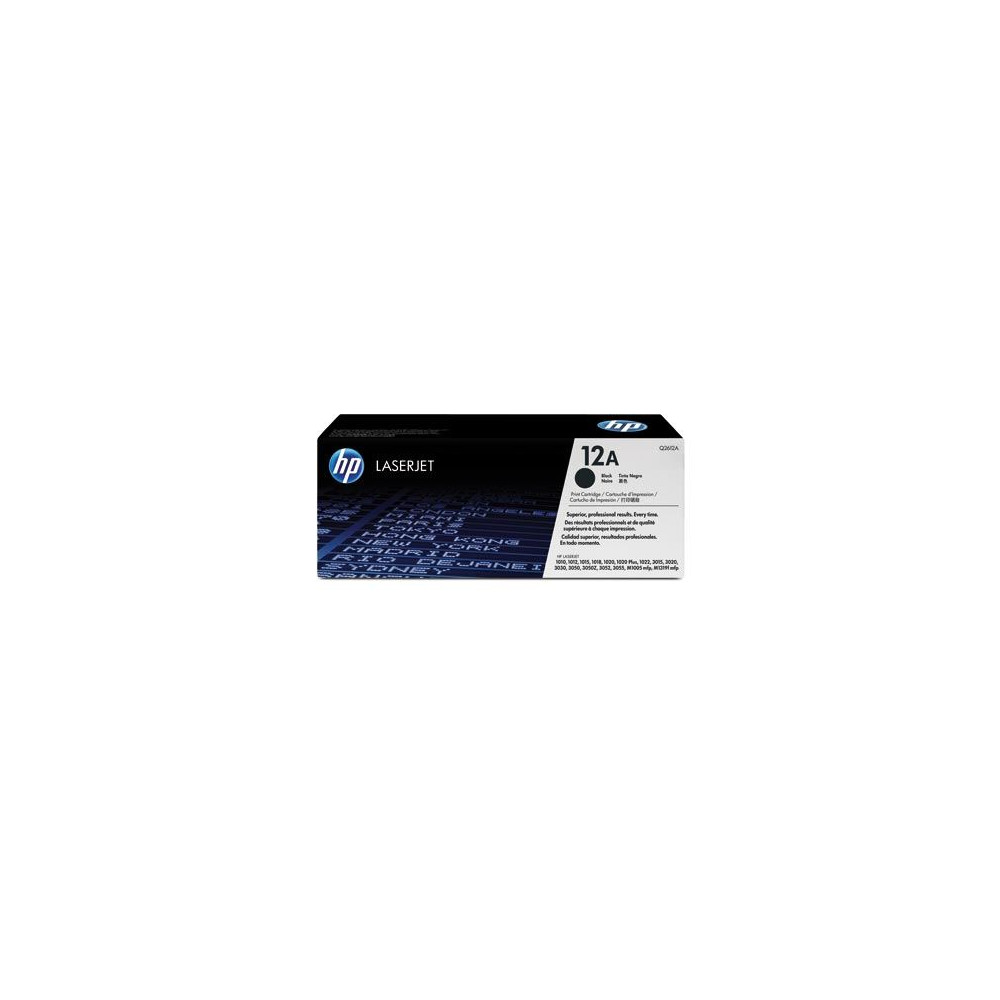 Toner HP - Q2612A - N°12A - LaserJet 1010/1015/1020/1022/3015/3050 **