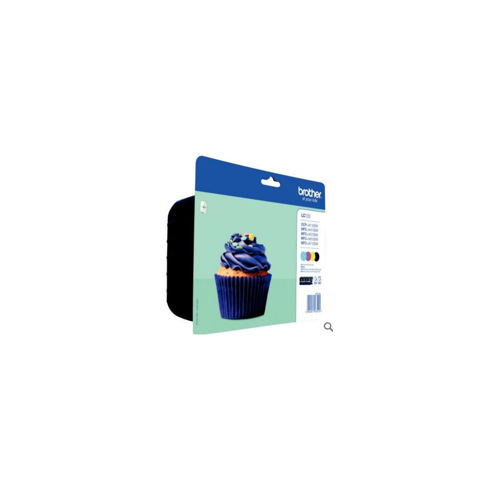 Cart BROTHER - LC123VALBP - 4 couleurs - DPCJ4110DW **