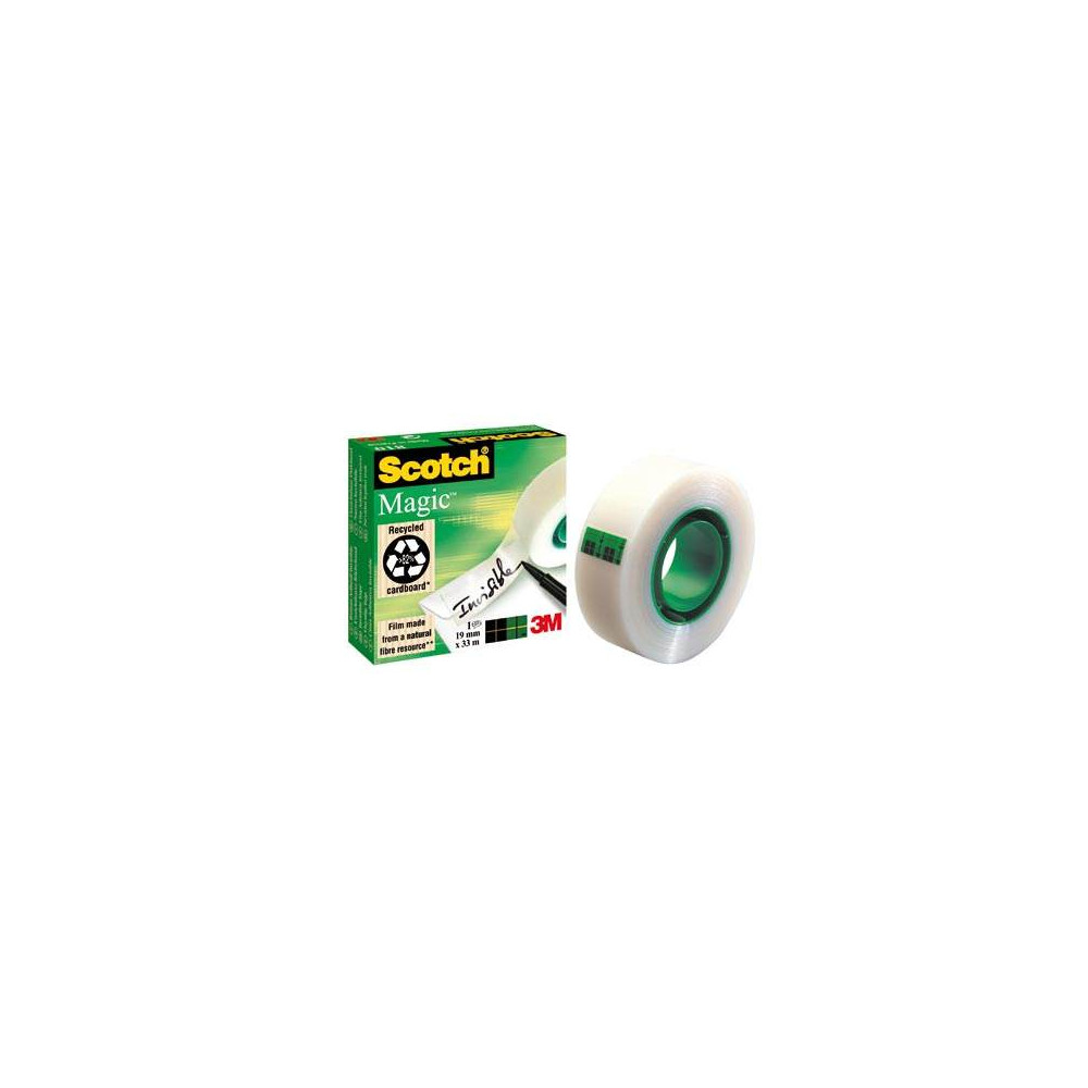 Adhesif Invis. & Perman. 19mm x 33m SCOTCH Magic 810 //