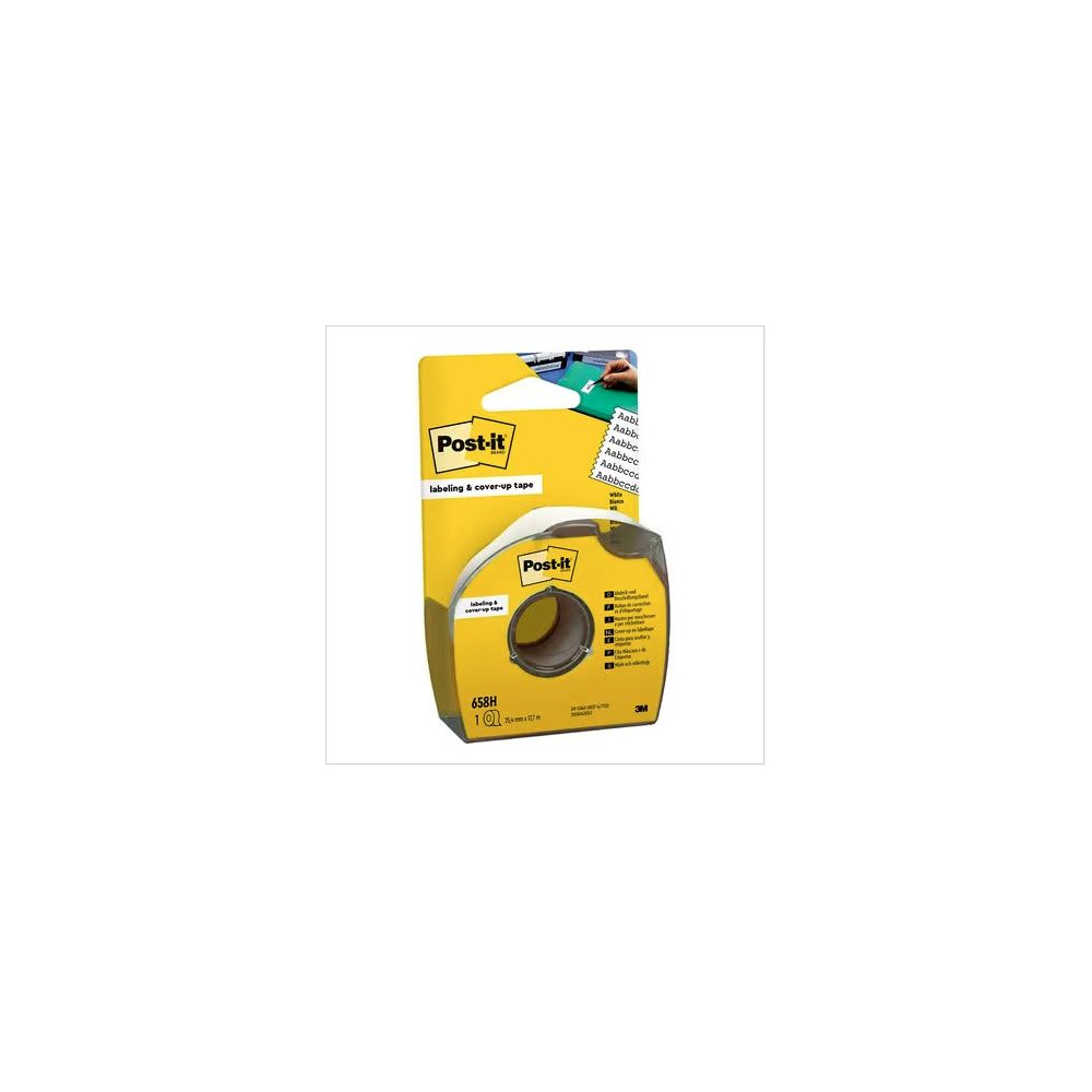 Ruban de masquage/marquage reposit. POST-IT - 25mmx17m - 6 lignes //