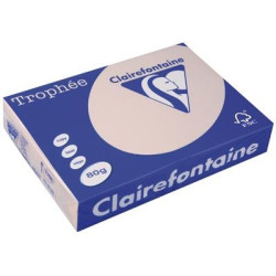 Rame A4 -  80g - Saumon - CLAIREFONTAINE (500 f.) - Ref:1769 //