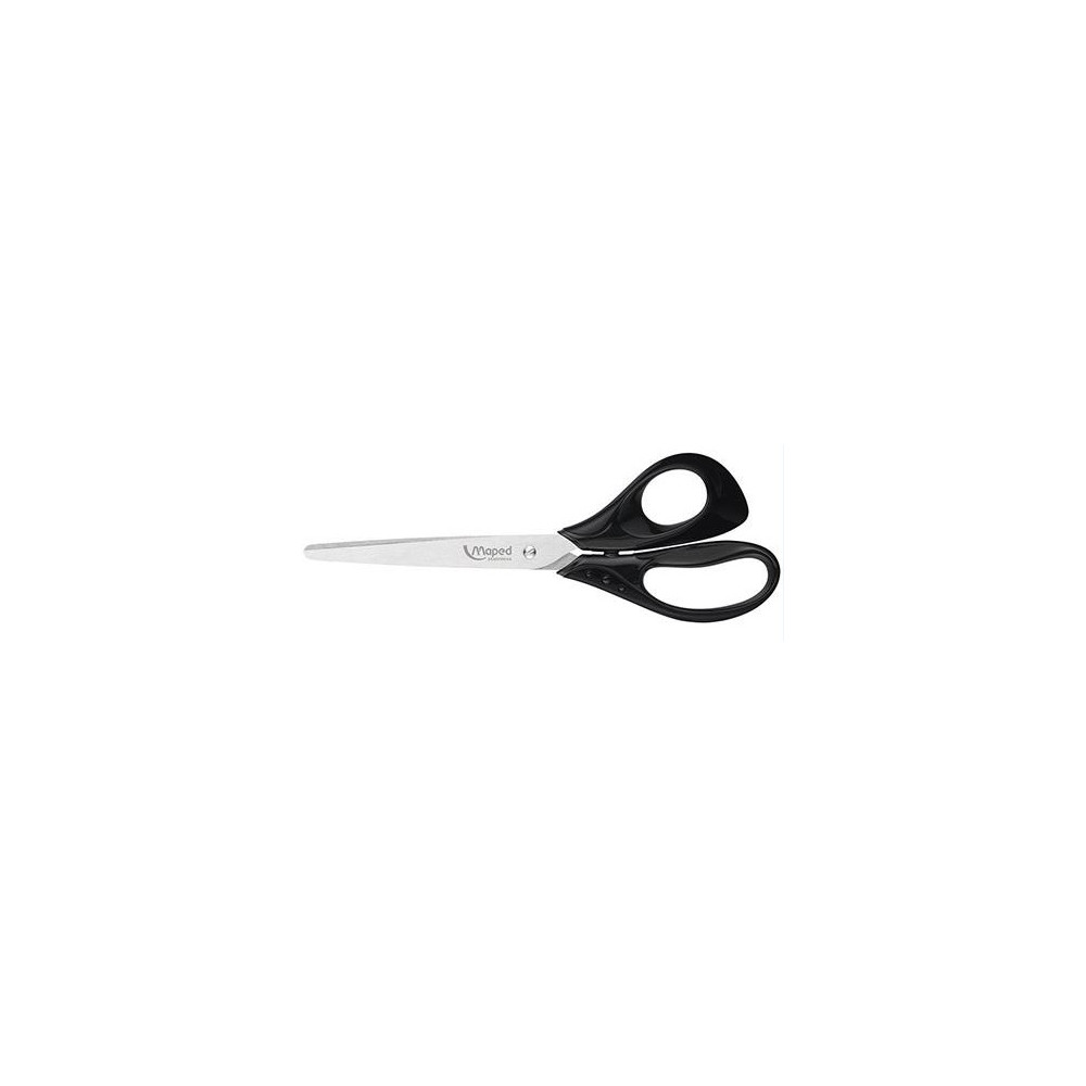 Ciseaux Anneaux moulés MAPED - "Greenlogic" - Acier  Bout - 21 cm //