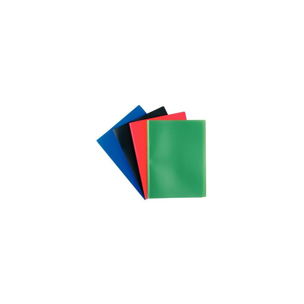 Protege Document PVC - Format A4 - 020 vues - NOIR - 1er PRIX 