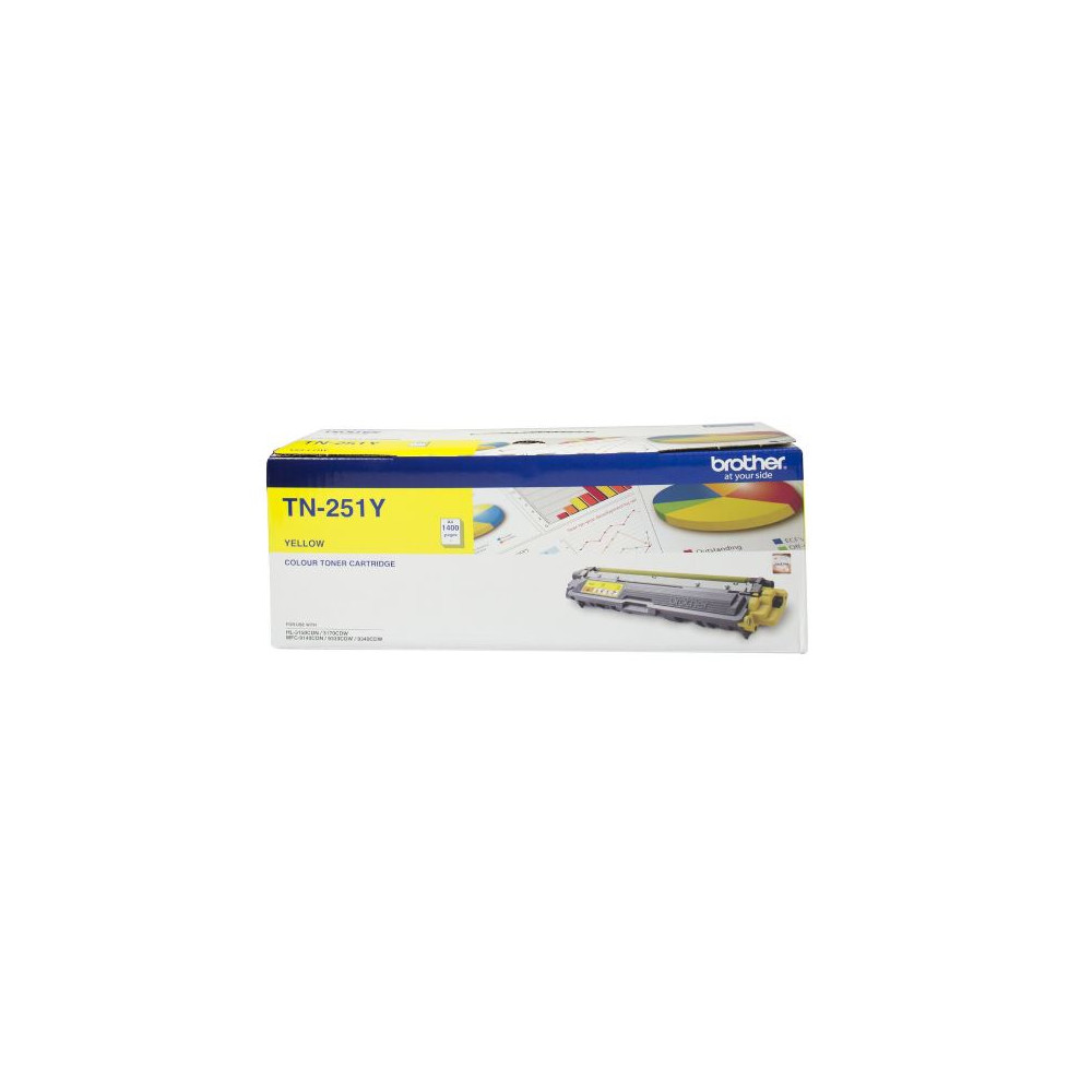 Toner BROTHER - TN-251Y - JAUNE - HL-3150CDN/3170CDW - ASIE //